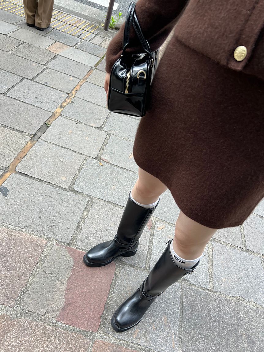 SNIDEL「バリエライダースブーツ」|ロングブーツ|