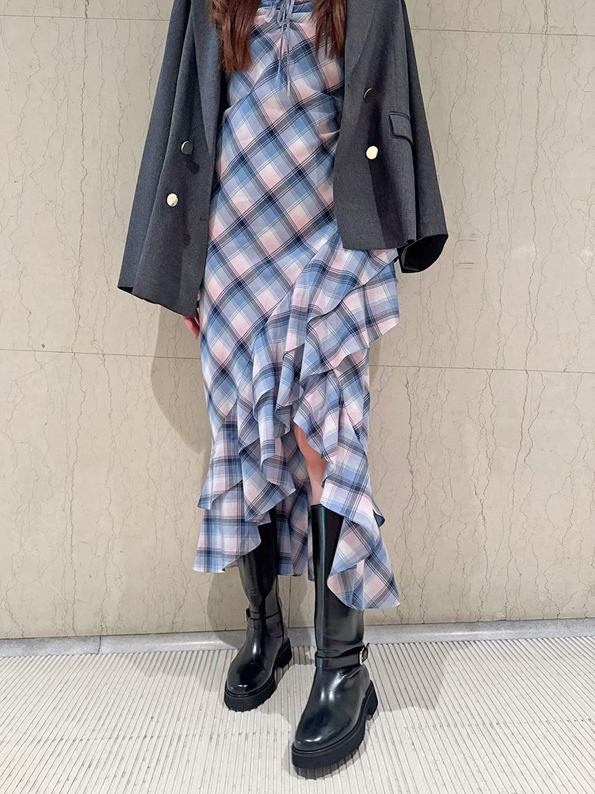 SNIDEL「バリエライダースブーツ」|ロングブーツ|