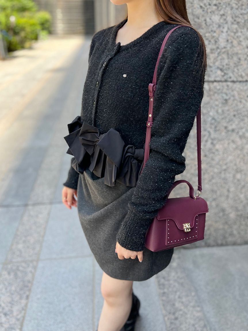 SNIDEL「リボンモチーフカーディガン」|ニット・セーター|