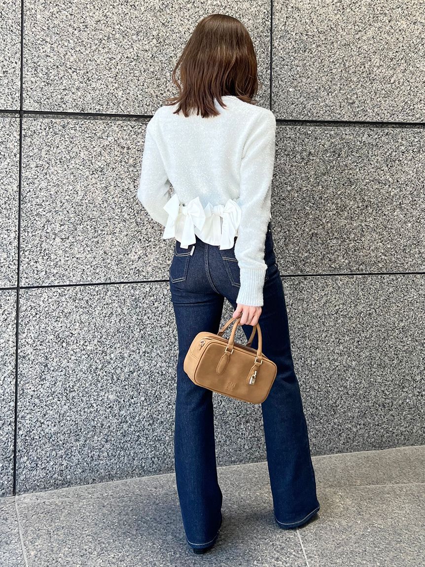 SNIDEL「リボンモチーフカーディガン」|ニット・セーター|