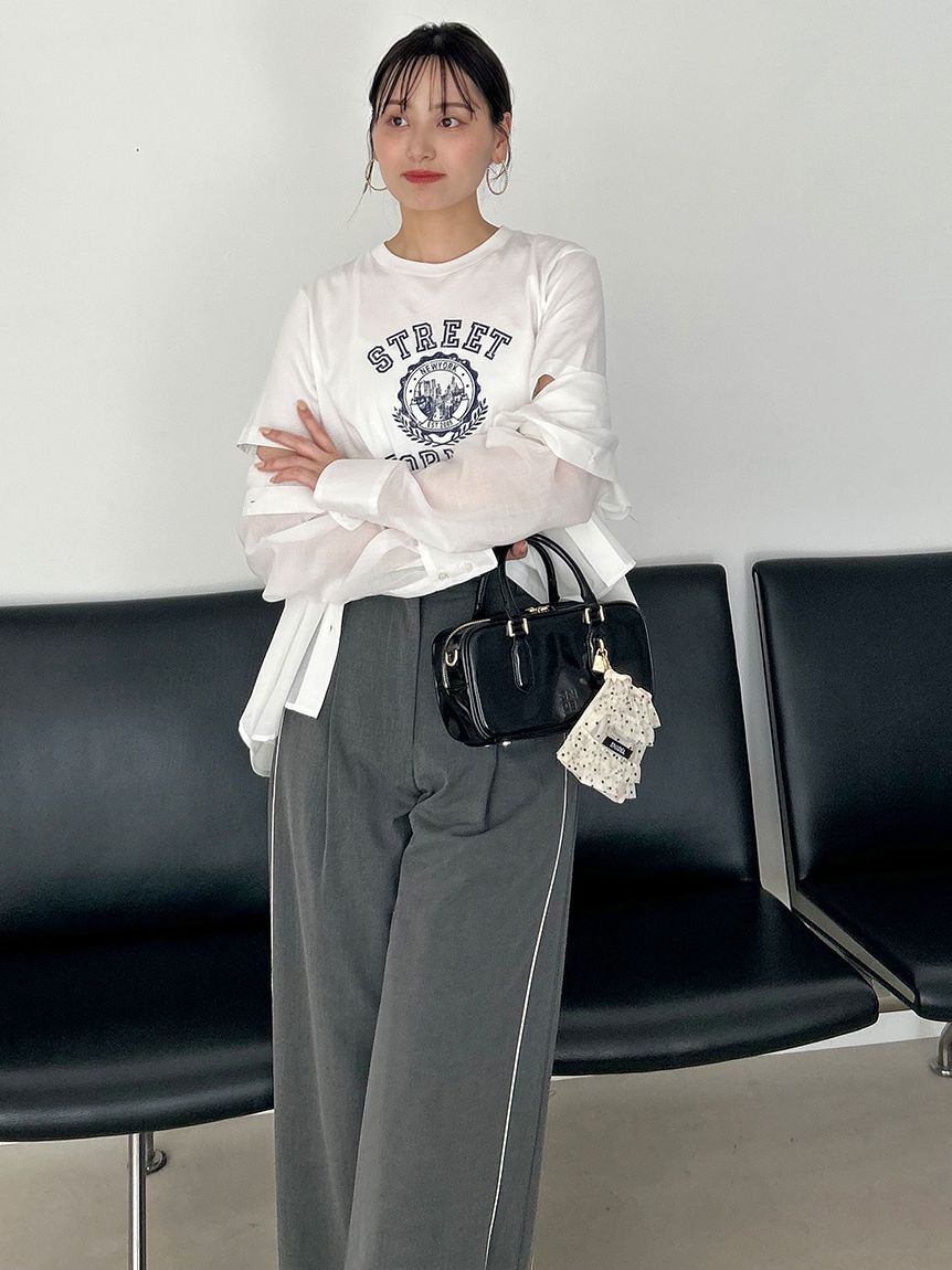 SNIDEL「プリントロゴTシャツ」|Tシャツ・カットソー|