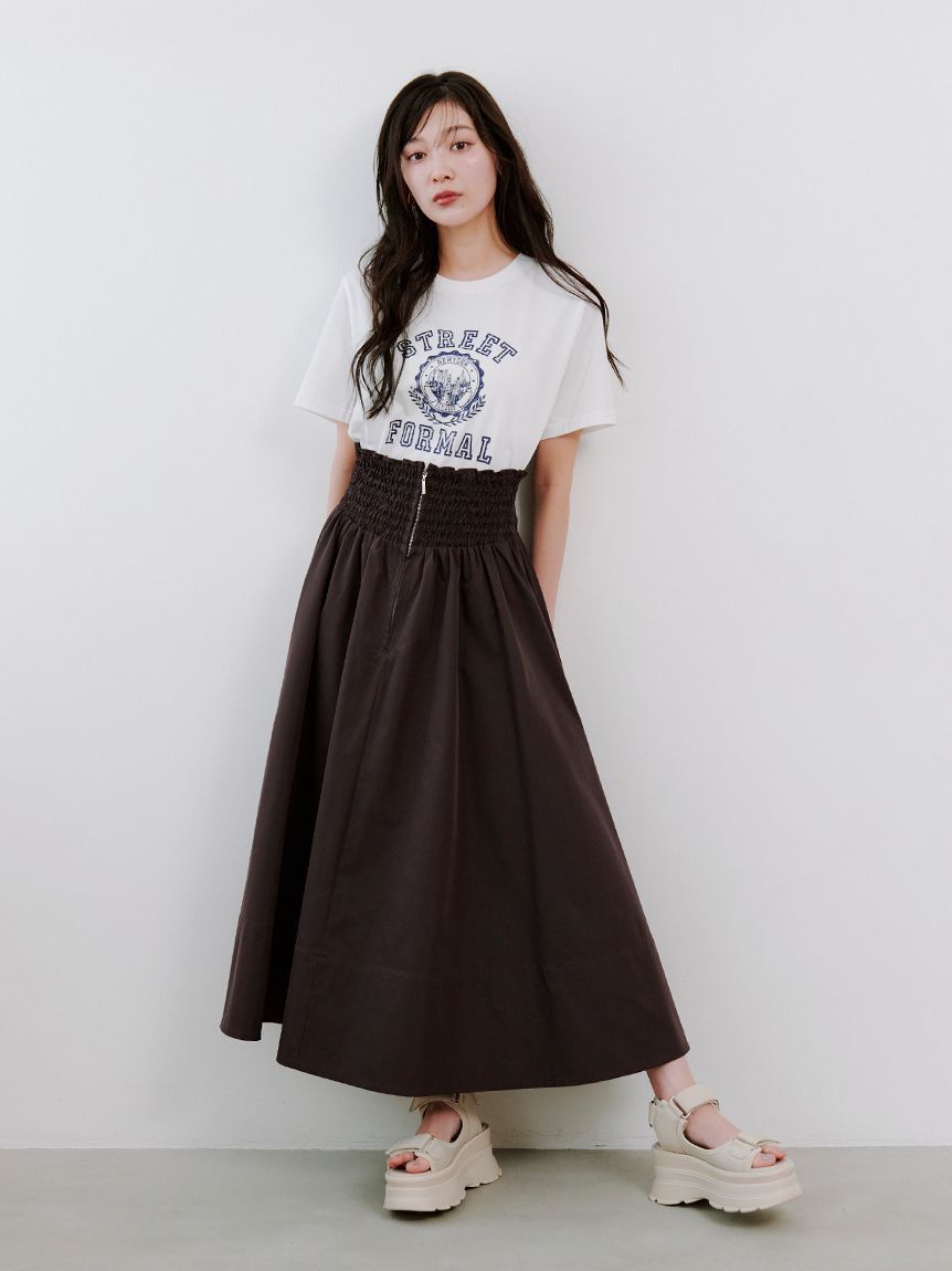 SNIDEL「プリントロゴTシャツ」|Tシャツ・カットソー|