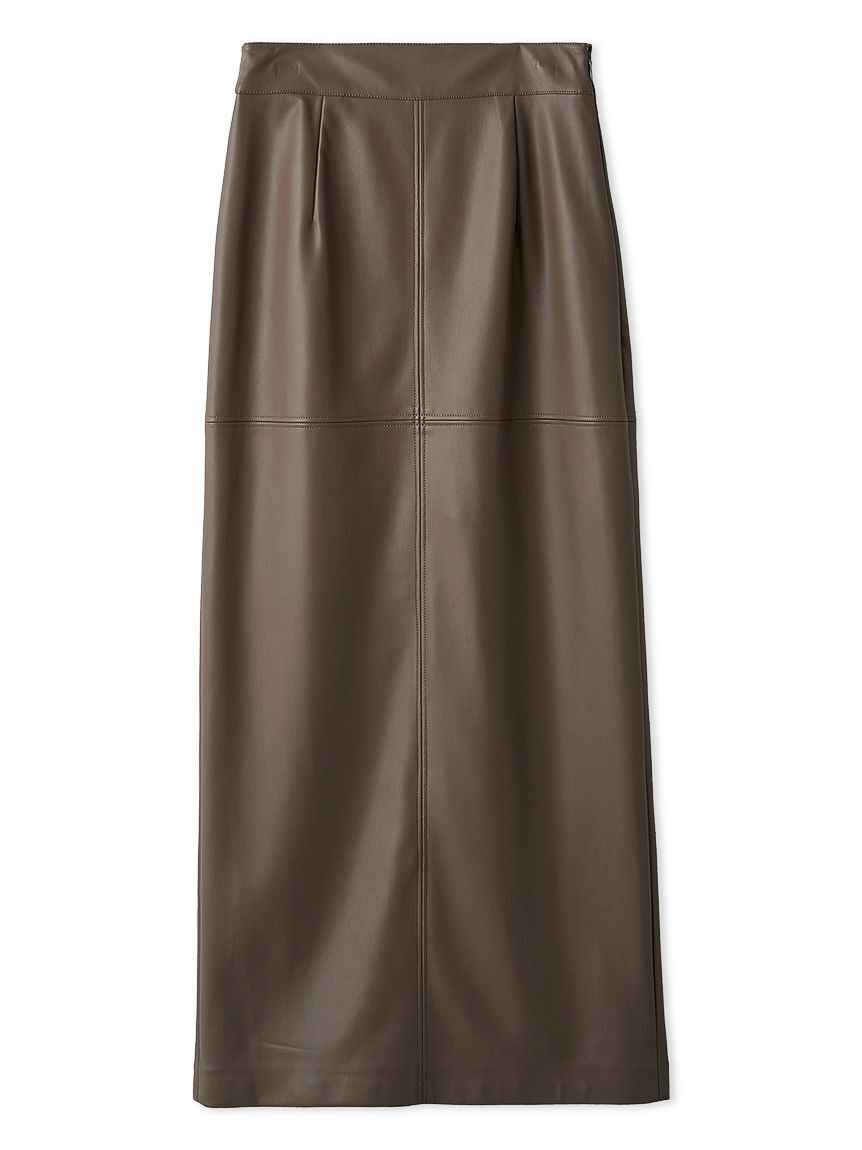 SNIDEL「ストレッチレザータイトスカート」|スカート|