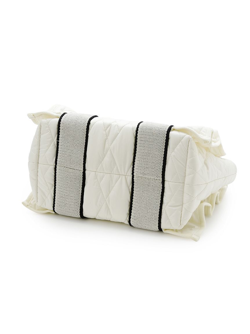 SNIDEL「フリルキルティングロゴバッグ」|ハンドバッグ|