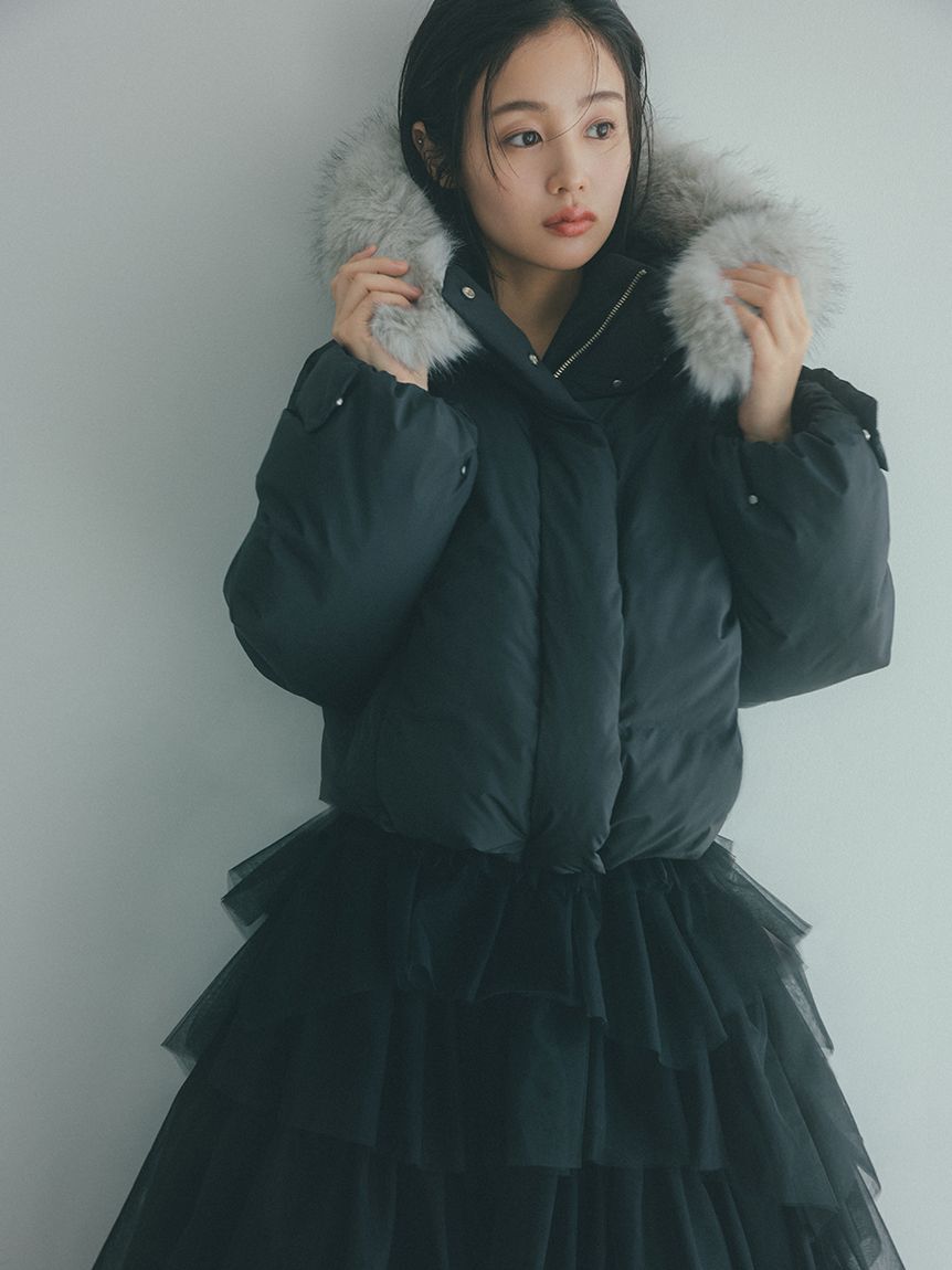 WEB限定カラーあり】西川フードファーショートダウン（SNIDEL