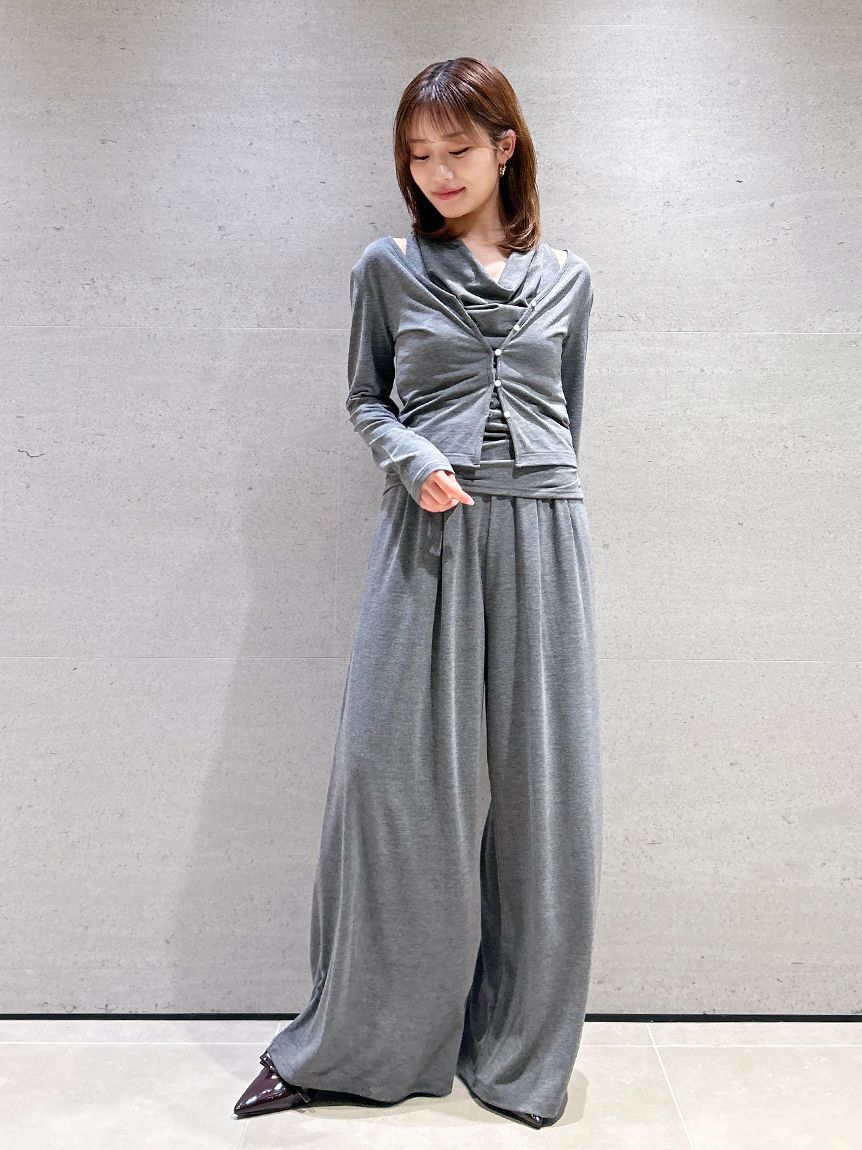 SNIDEL「アメスリドレープカットソー」|Tシャツ・カットソー|