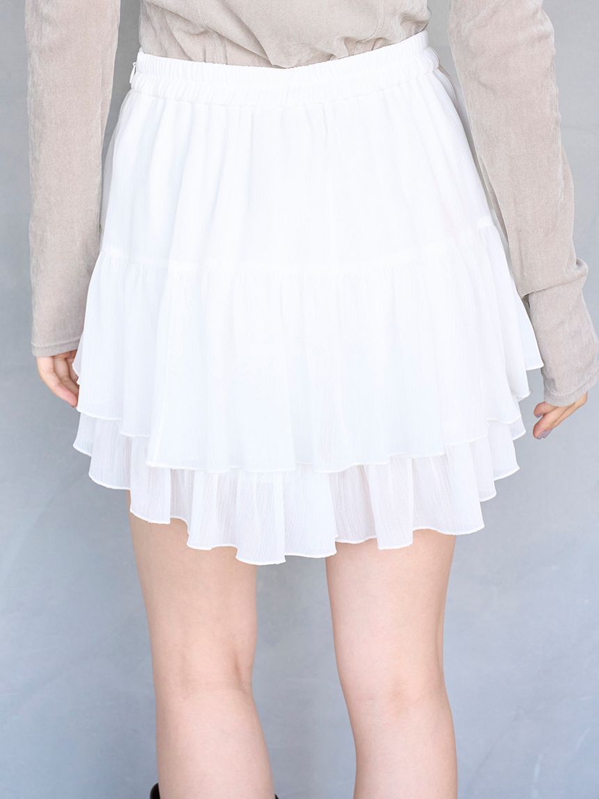 SNIDEL「リップルラインミニスカショーパン」|その他|