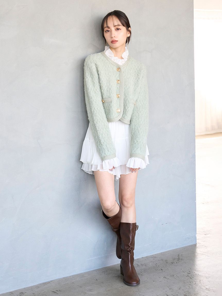 SNIDEL「リップルラインミニスカショーパン」|その他|