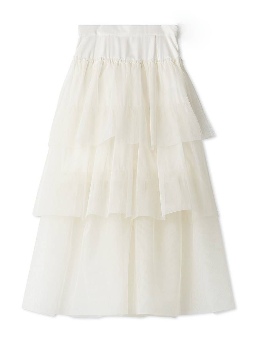 SNIDEL「チュールパニエスカート」|スカート|