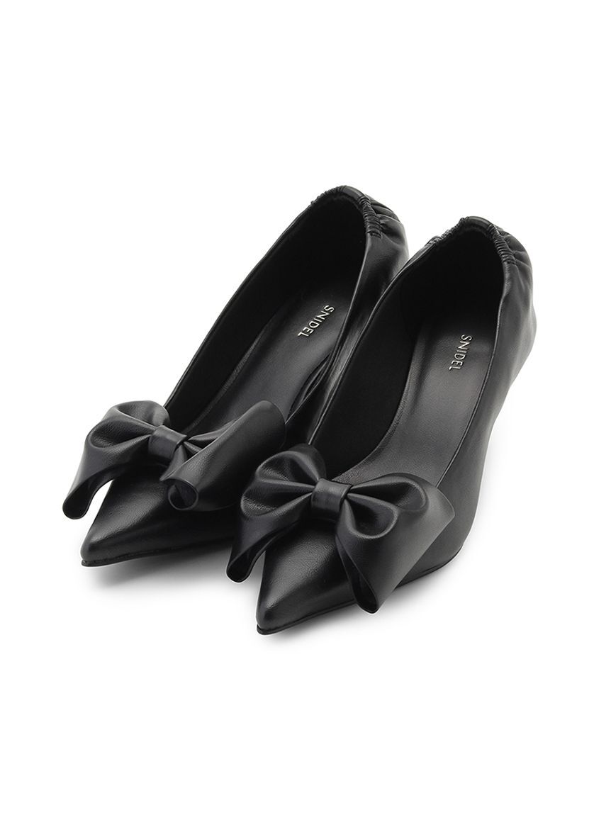 SNIDEL「リボンウェッジパンプス」|パンプス|