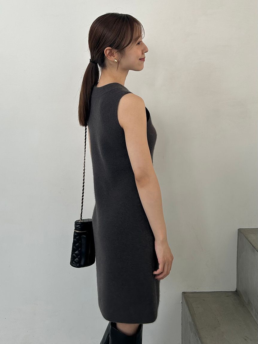 SNIDEL「ラクーン畦ノースリミニワンピース」|ワンピース|