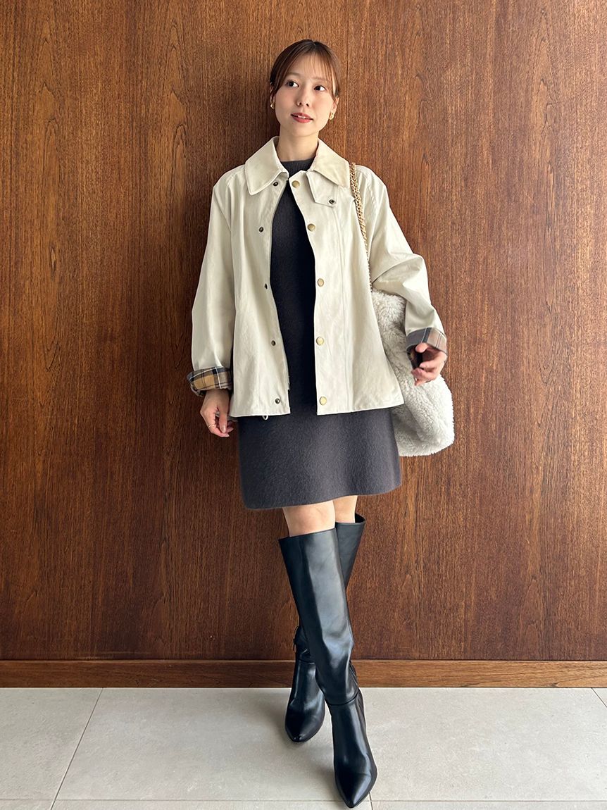 SNIDEL「ラクーン畦ノースリミニワンピース」|ワンピース|