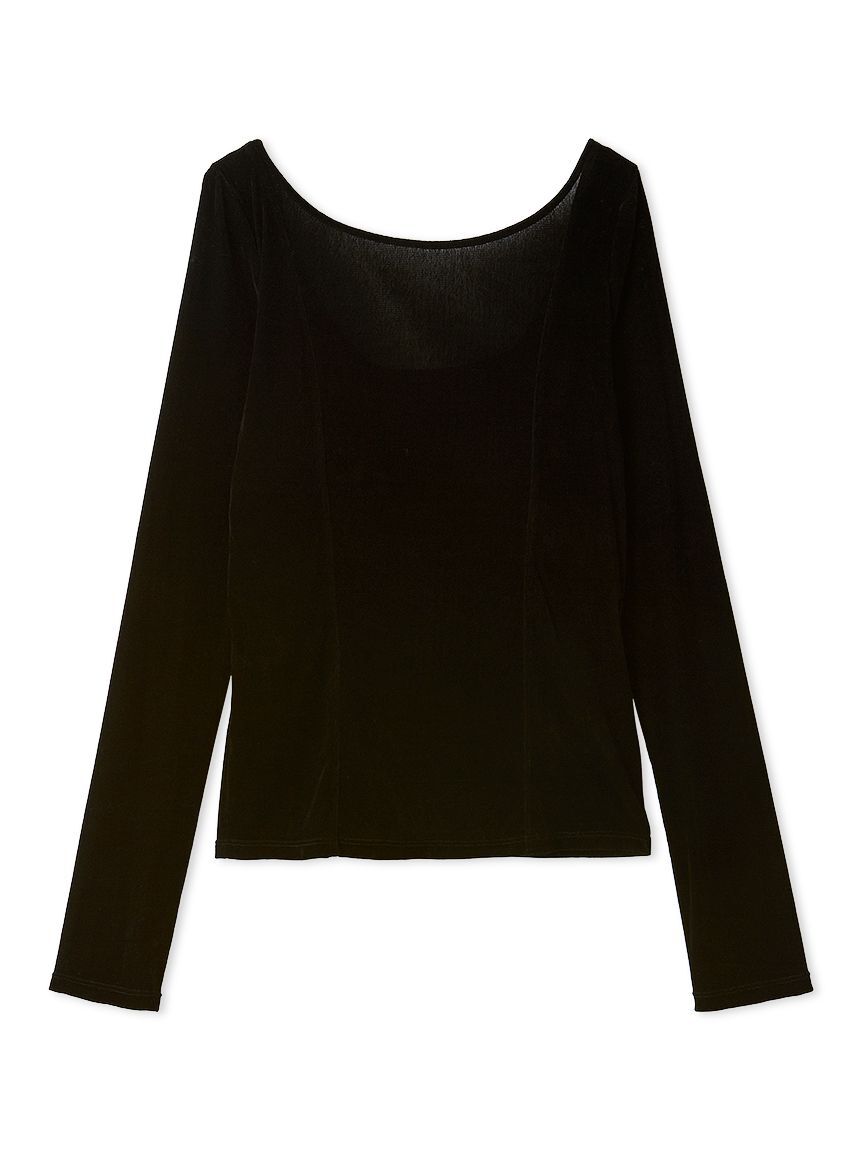 SNIDEL「カップインベロアカットソー」|Tシャツ・カットソー|