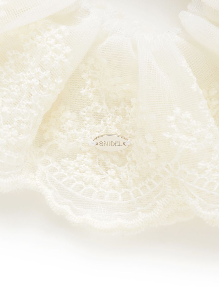 SNIDEL「レースシュシュ」|ヘアバンド|