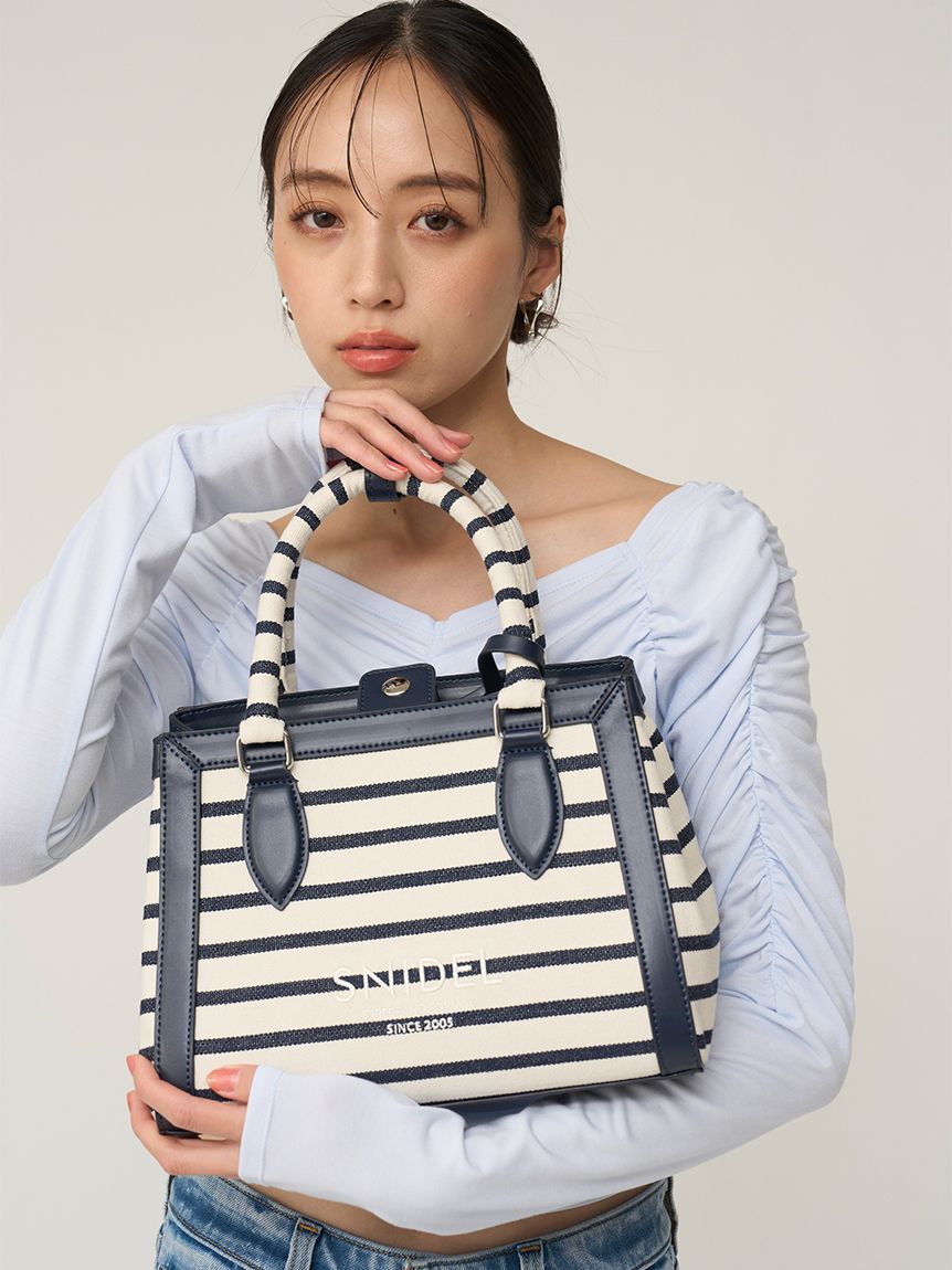 SNIDEL「バリエロゴバッグ」|ハンドバッグ|