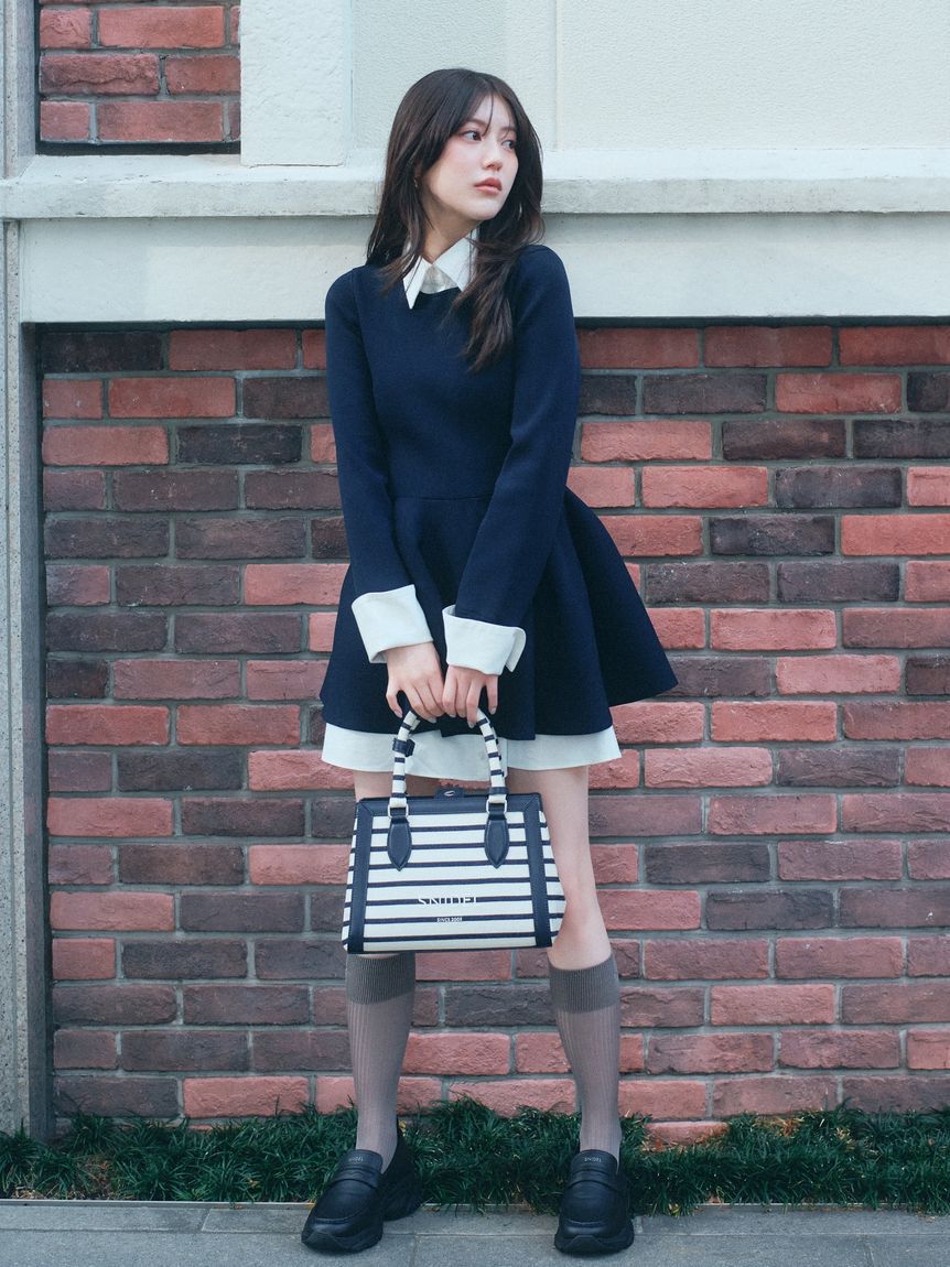 SNIDEL「バリエロゴバッグ」|ハンドバッグ|