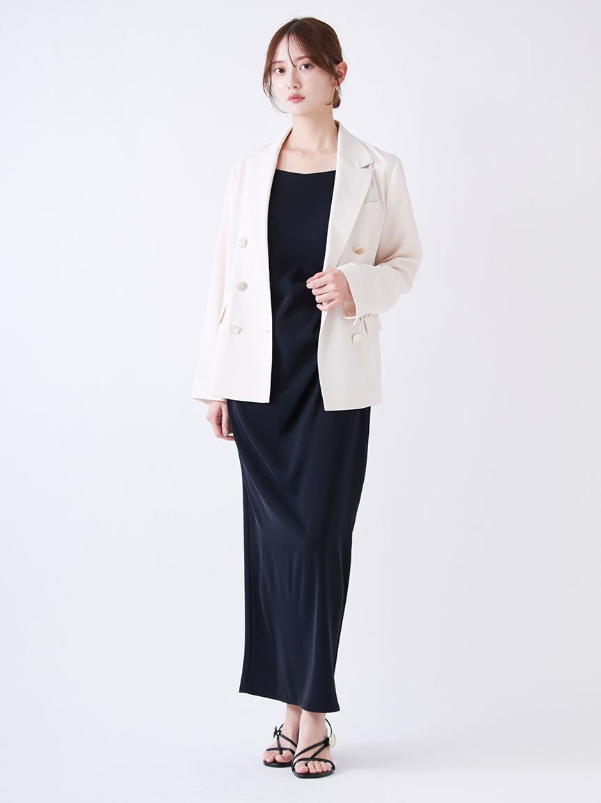 SNIDEL「SOLAMENTダブルジャケット」|テーラードジャケット|
