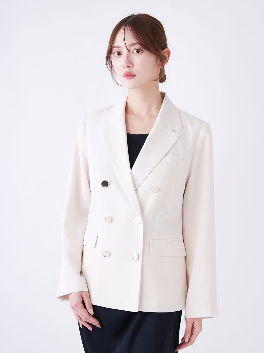 SNIDEL「SOLAMENTダブルジャケット」|テーラードジャケット|