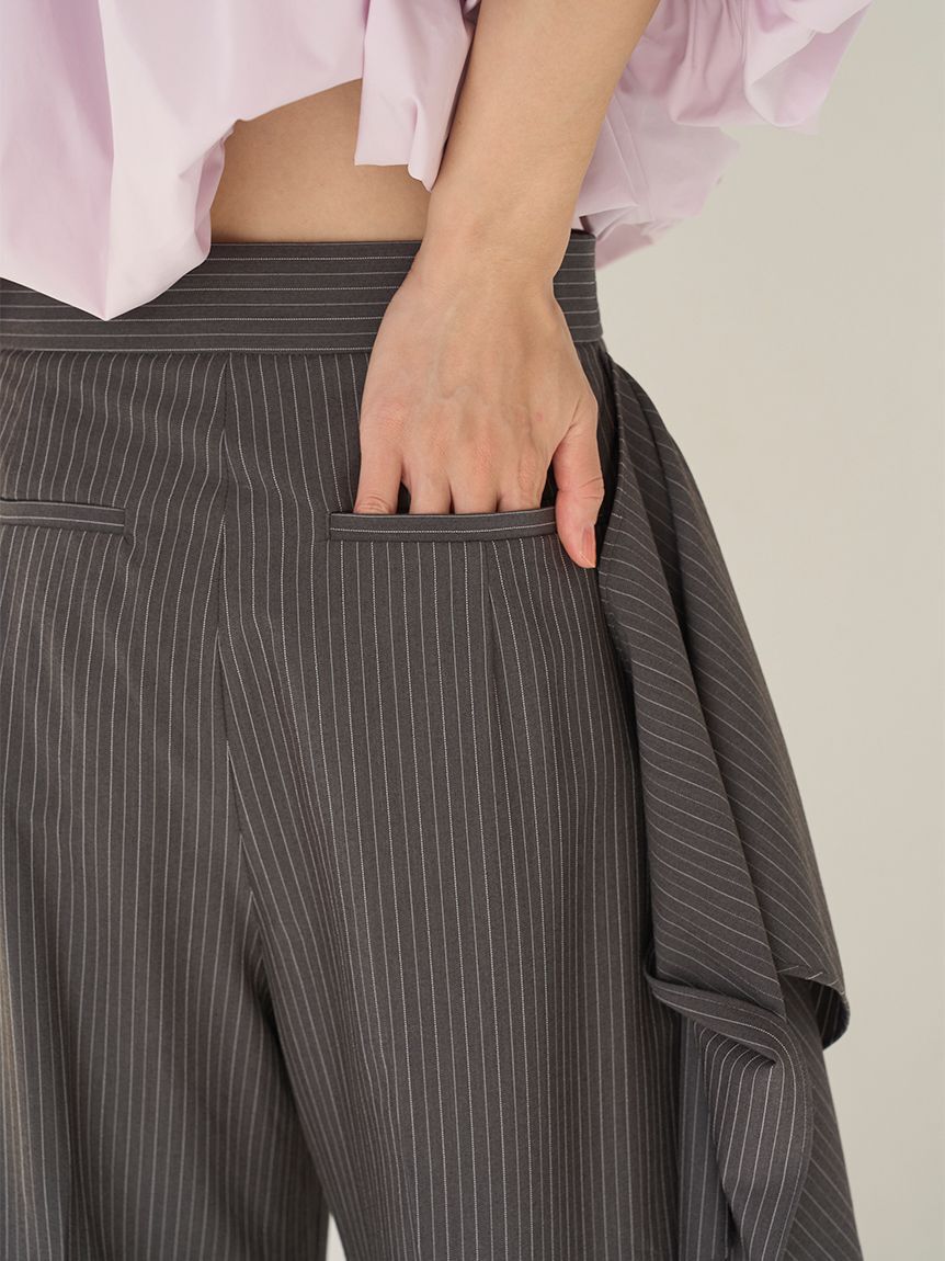 SNIDEL「リボン2wayデザインパンツ」|チノ|