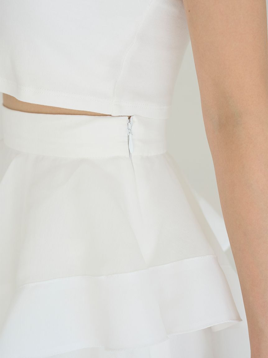 SNIDEL「イレヘムティアードスカート」|スカート|