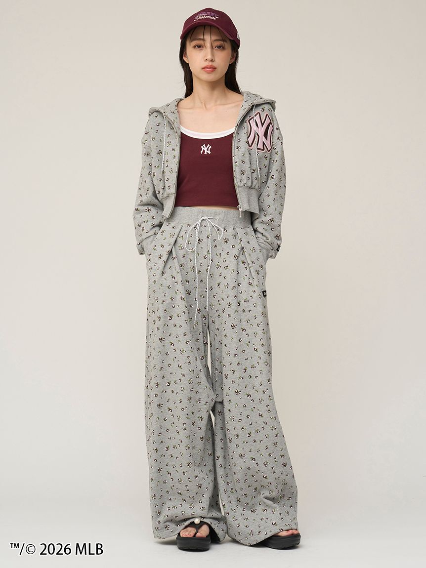 SNIDEL「【MLB】Sustainableスウェットワイドパンツ」|チノ|