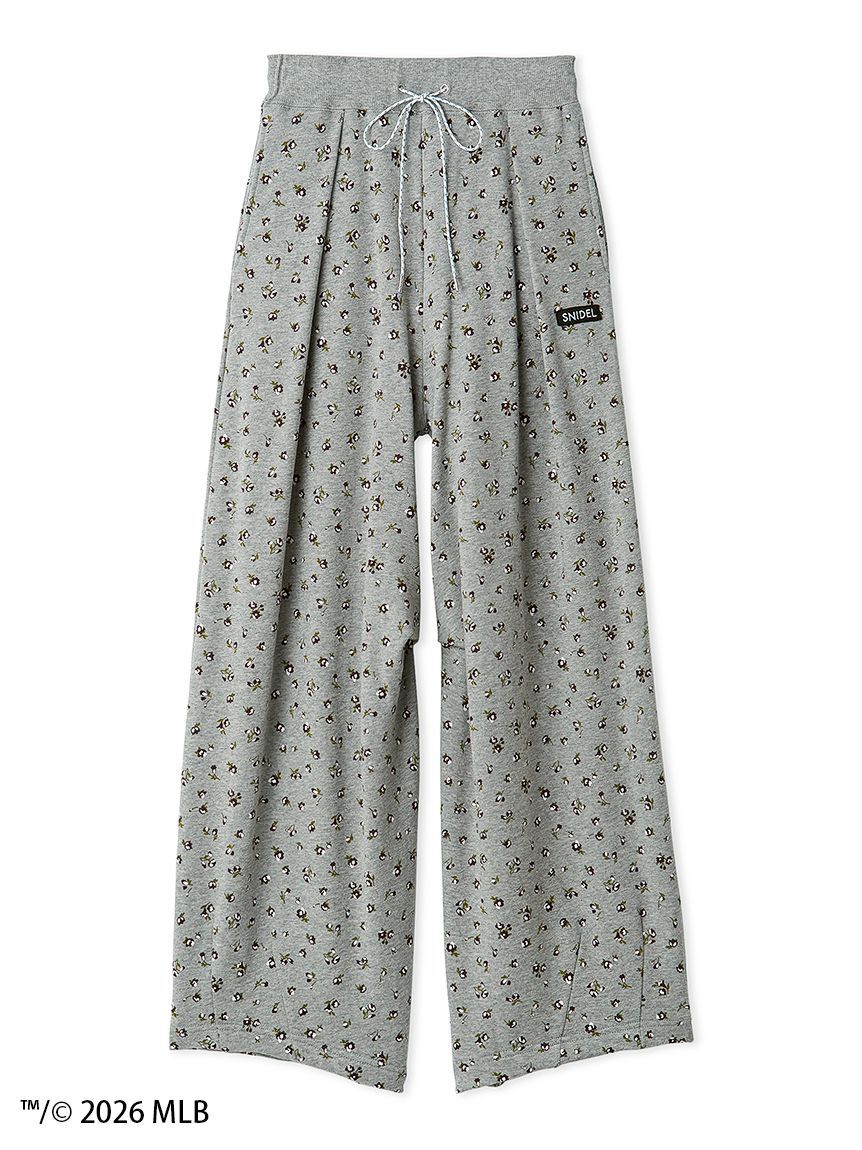 SNIDEL「【MLB】Sustainableスウェットワイドパンツ」|チノ|