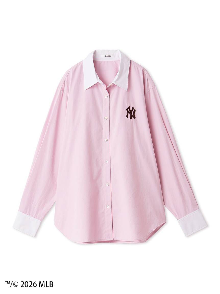 SNIDEL「【MLB】Sustainableワンポイントシャツ」|シャツ・ブラウス|
