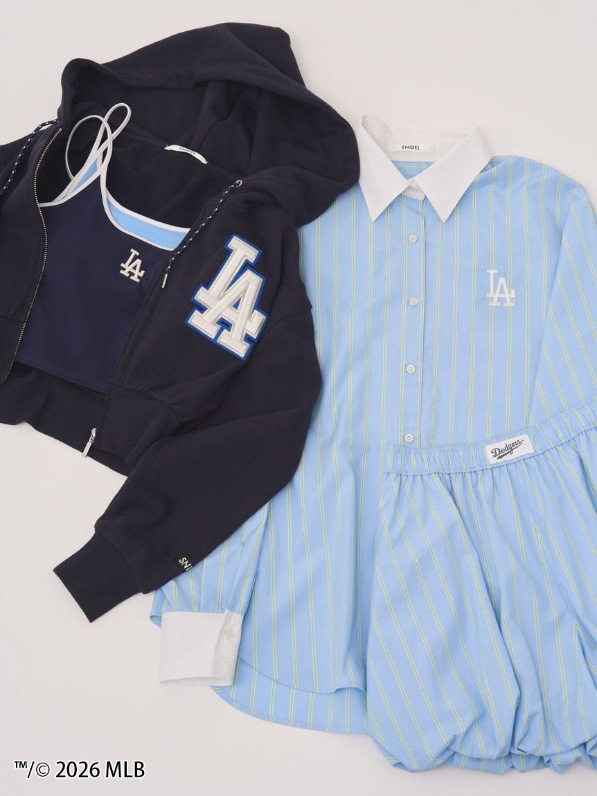 SNIDEL「【MLB】Sustainableワンポイントシャツ」|シャツ・ブラウス|