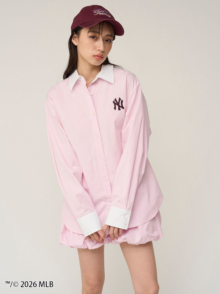 SNIDEL「【MLB】Sustainableワンポイントシャツ」|シャツ・ブラウス|