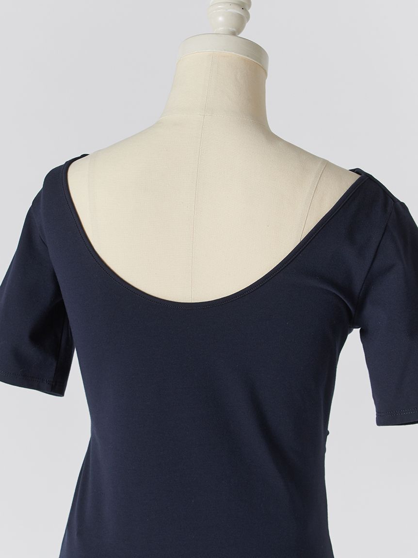 SNIDEL「バックオープンドレープカットプルオーバー」|Tシャツ・カットソー|