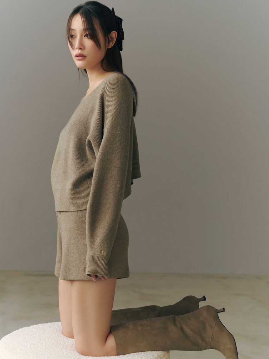 FRAY I.D「ウォッシャブルカシミヤシルクニットショートパンツ／ウォッシャブル」|その他|