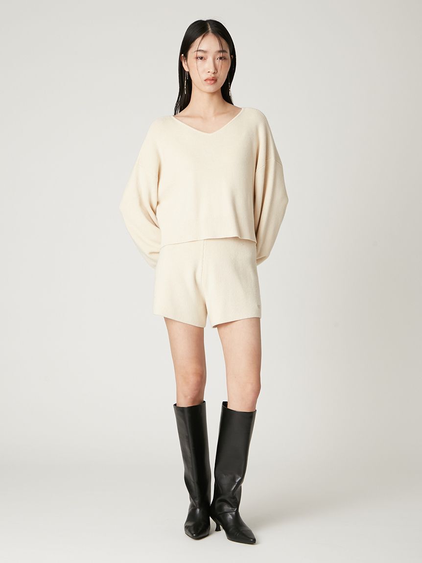 FRAY I.D「ウォッシャブルカシミヤシルクニットショートパンツ／ウォッシャブル」|その他|