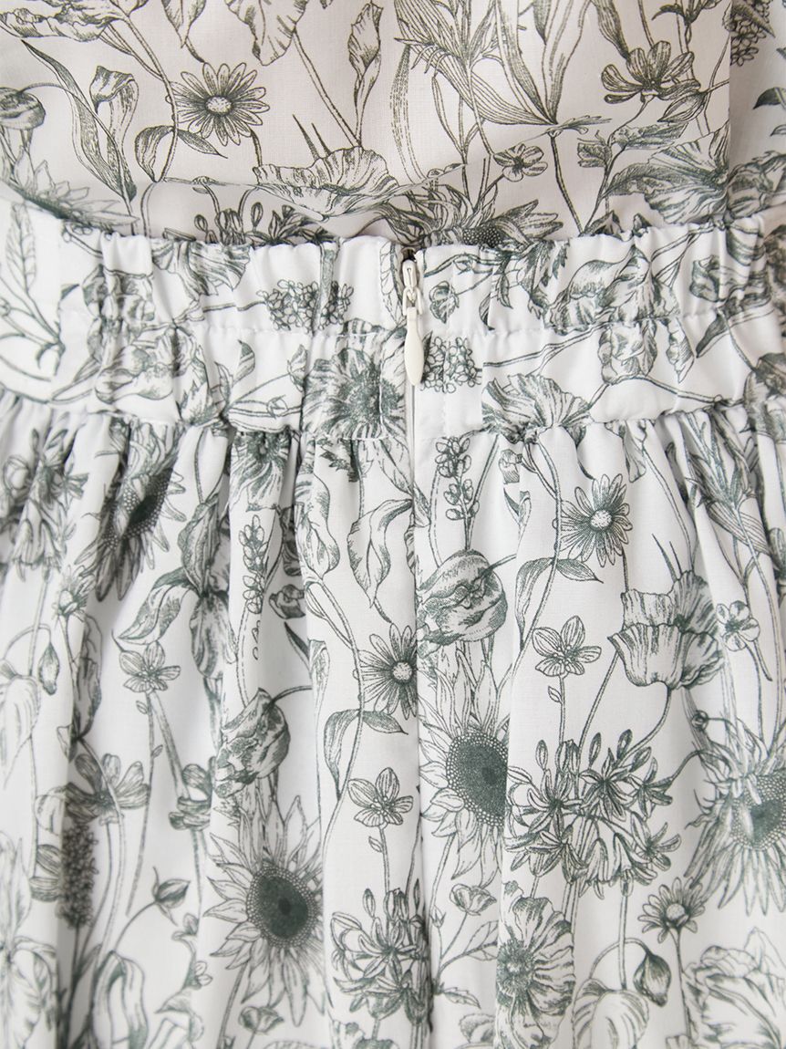 FRAY I.D「【FRAY I.D MADE WITH LIBERTY FABRIC】ギャザーフレアスカート／ウォッシャブル」|スカート|