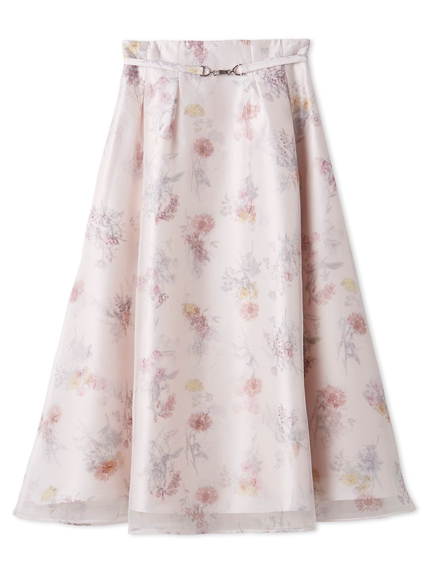 CELFORD「レイヤードフラワープリントスカート」|スカート|