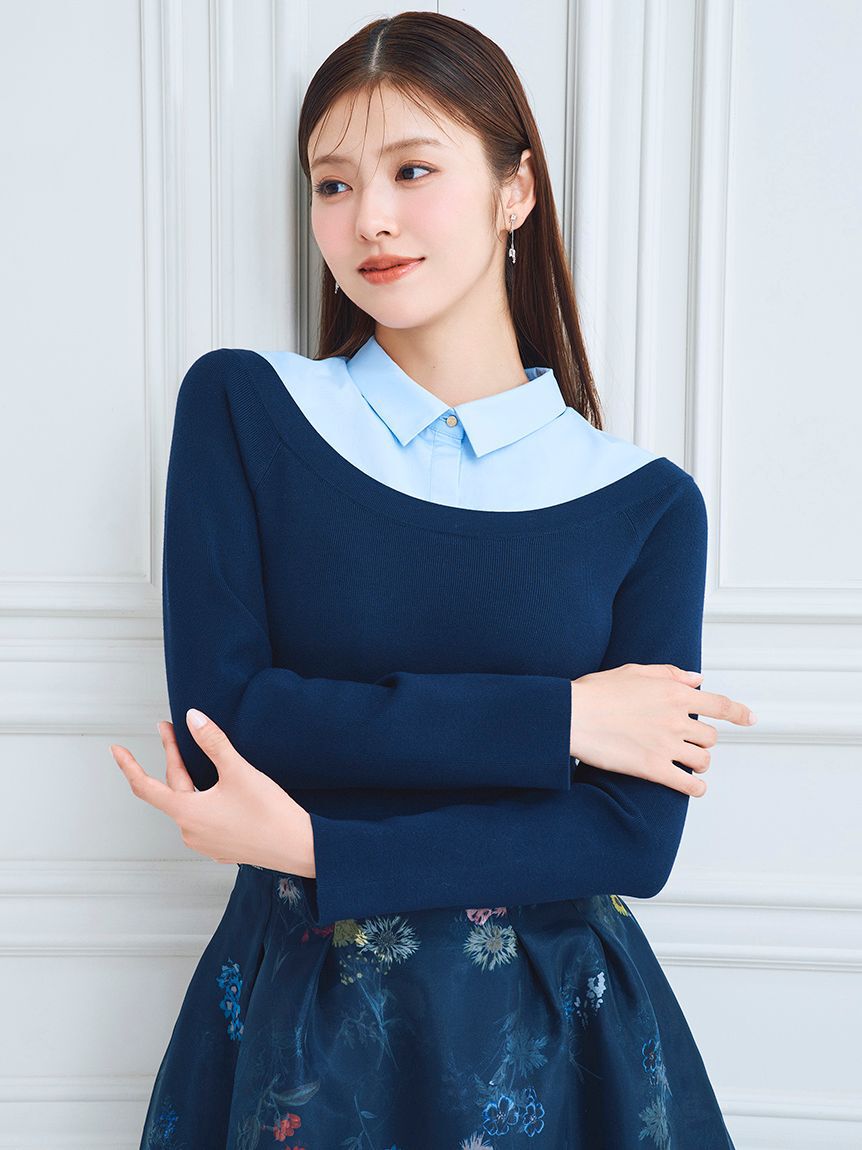 CELFORD「レイヤードフラワープリントスカート」|スカート|