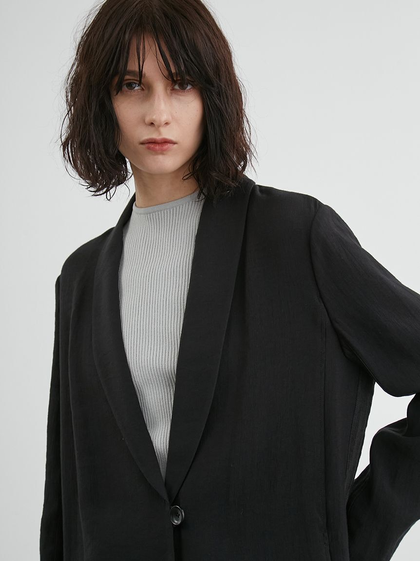 styling/「【セットアップ対応】バックサテンジャケット」|テーラードジャケット|
