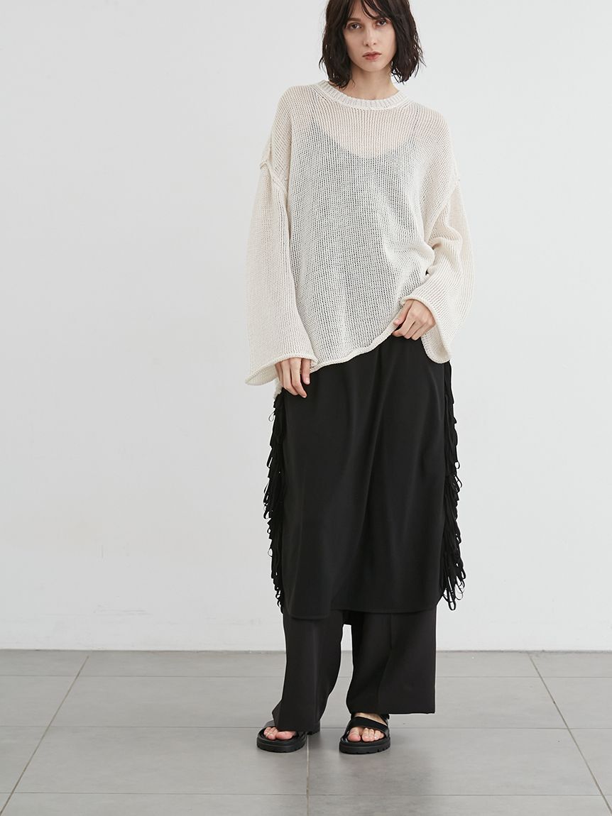 styling/「ジョーゼットフリンジワンピース」|ワンピース|