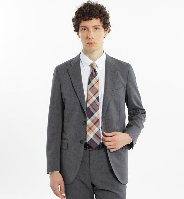 MACKINTOSH PHILOSOPHY「トロッター エクストラソリッドジャケット キャバリーツイル」|テーラードジャケット|チャコールグレー