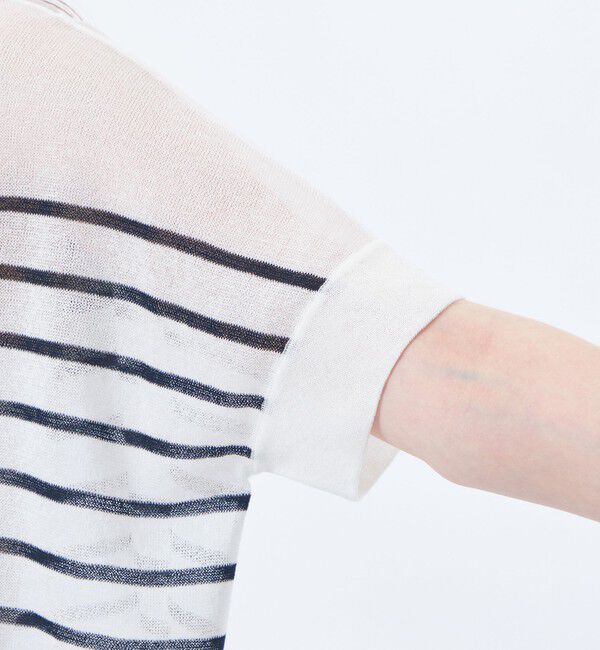 MACKINTOSH PHILOSOPHY「シアーボーダーワイドニット」|ニット・セーター|