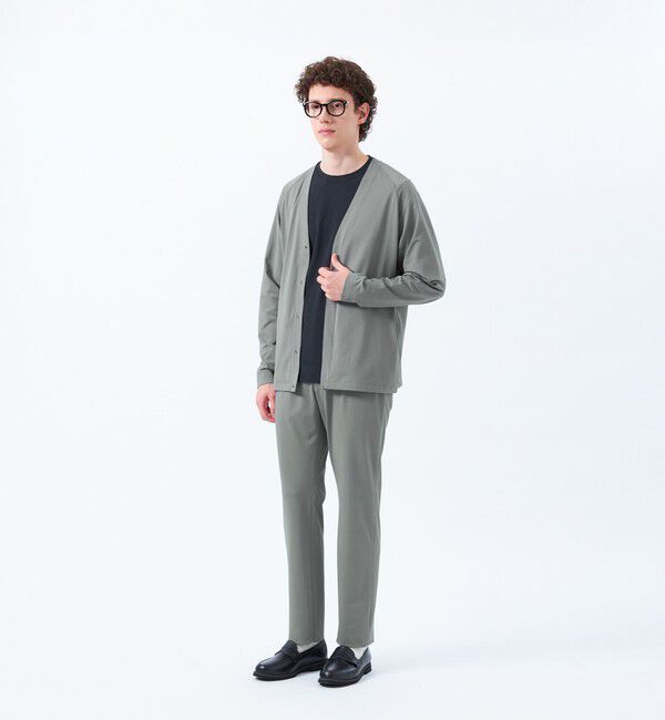 MACKINTOSH PHILOSOPHY「ドライフラットストレッチ ハイパーストレッチメッシュ カーディガン」|ブルゾン・スタジャン|