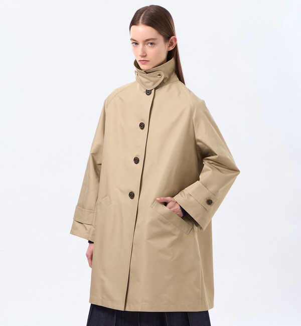 MACKINTOSH PHILOSOPHY「【WELBURY(ウェルベリー)】ダブルクロス製」|ステンカラーコート|