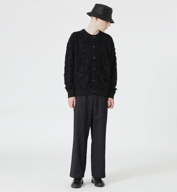  「フリンジジャカードクルーカーディガン」|ニット・セーター|