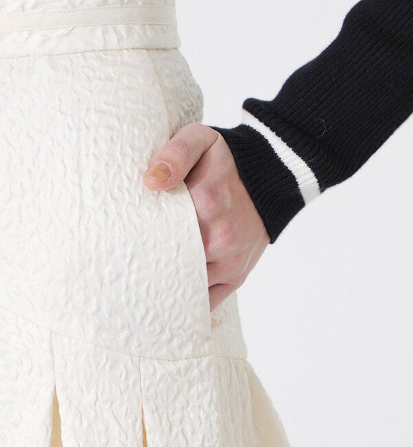  「ジャカードフレアスカート」|スカート|