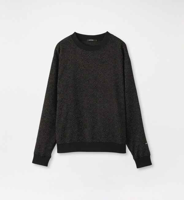  「ファンシーチェックプルオーバー」|Tシャツ・カットソー|ブラック