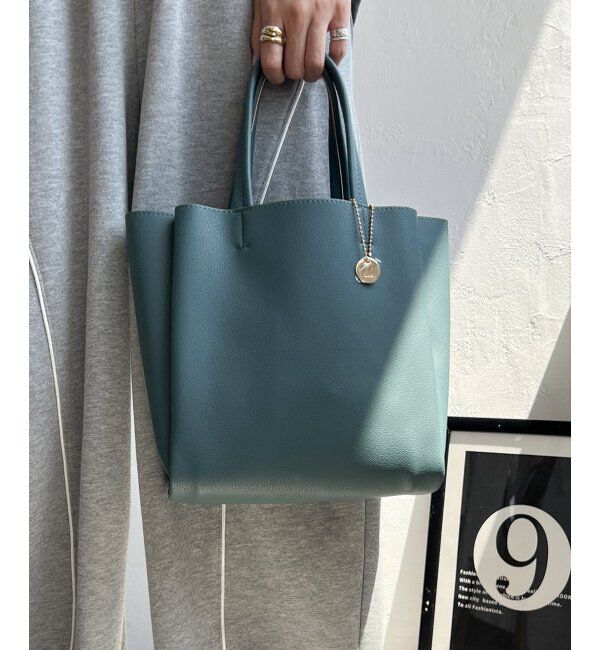 ikka「【雑誌InRed11月号掲載】GOKU楽PU三層ミニトートバッグ【軽量】」|その他|