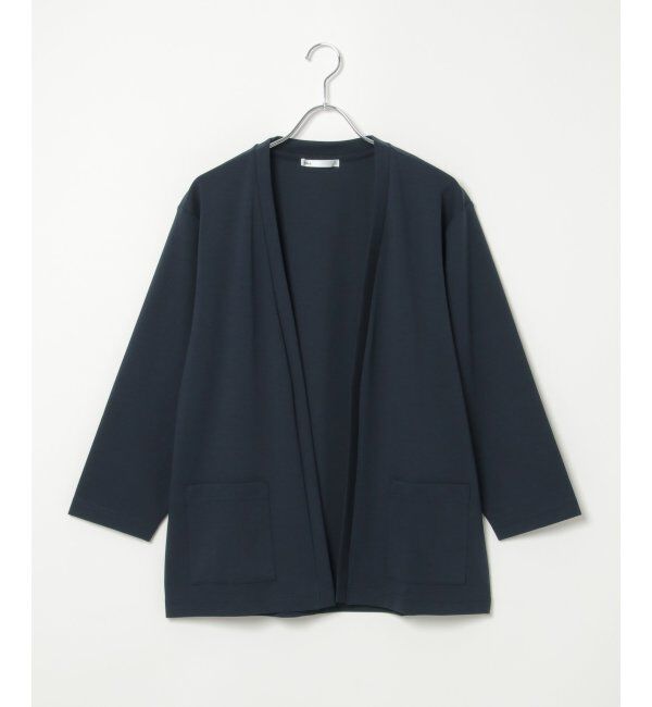 ikka「【接触冷感／抗菌防臭】GOKU楽 セイケツ8分カーディガン」|カーディガン|