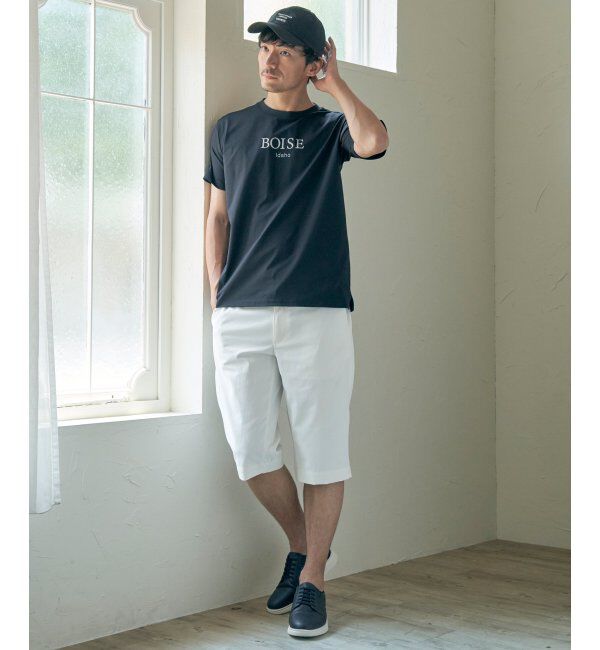 ikka「【接触冷感】速乾COOLプリントTシャツ」|Tシャツ・カットソー|