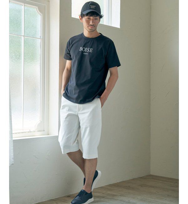 ikka「【接触冷感】速乾COOLプリントTシャツ」|Tシャツ・カットソー|