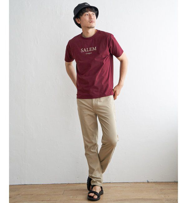 ikka「【接触冷感】速乾COOLプリントTシャツ」|Tシャツ・カットソー|