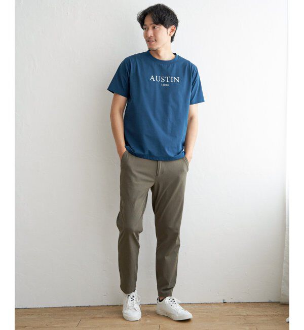 ikka「【接触冷感】速乾COOLプリントTシャツ」|Tシャツ・カットソー|